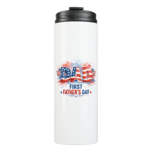 Patriottische Vaderdag Thermosbeker (Voorkant)