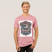 Patriottische Vaderdag Vector Grafische T-shirt (Voorkant volledig)