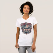 Patriottische Vaderdag Vector Grafische T-shirt (Voorkant volledig)