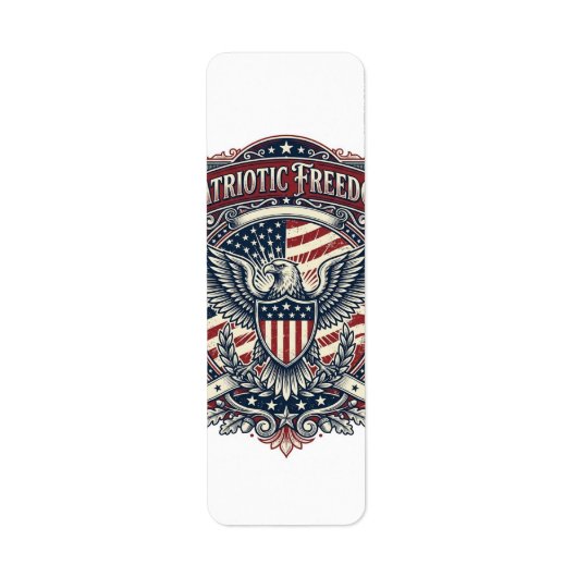 Patriottische Vaderdag Vector Grafische T-shirt Etiket (Voorkant)