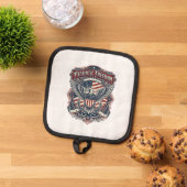 Patriottische Vaderdag Vector Grafische T-shirt Pannenlap (Top down)