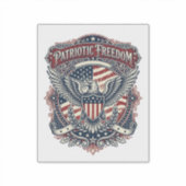 Patriottische Vaderdag Vector Grafische T-shirt Sticker (Voorkant)