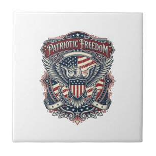Patriottische Vaderdag Vector Grafische T-shirt Tegeltje