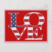 Patriottische Valentijnsdag Feestdagenkaart (Voorkant)
