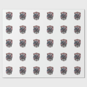 Patriottische Vampier Vrijheid Heer Horror Monster Cadeaupapier