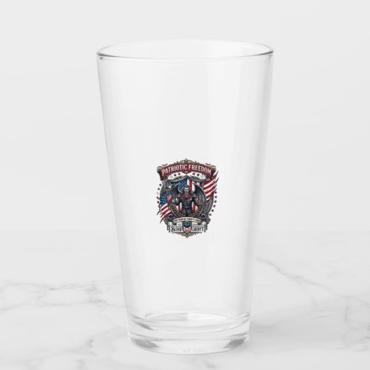 Patriottische Vampier Vrijheid Heer Horror Monster Glas (Voorkant)