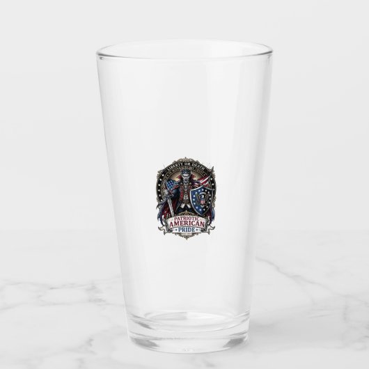 Patriottische Vampier Vrijheid Heer Horror Monster Glas (Voorkant)