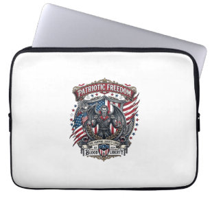 Patriottische Vampier Vrijheid Heer Horror Monster Laptop Sleeve