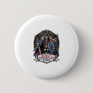 Patriottische Vampier Vrijheid Heer Horror Monster Ronde Button 5,7 Cm