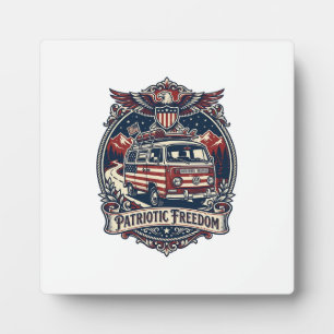 Patriottische Van Leven Vector Grafische T-shirt_1 Fotoplaat