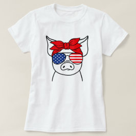 Patriottische varkens T-Shirt