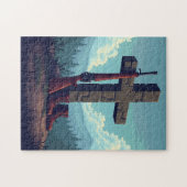 Patriottische Verborgen Beeld Mozaïek Activiteit S Legpuzzel (Horizontaal)