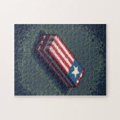 Patriottische Verborgen Beeld Mozaïek Activiteit S Legpuzzel (Horizontaal)