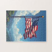 Patriottische Verborgen Beeld Mozaïek Activiteit S Legpuzzel (Horizontaal)
