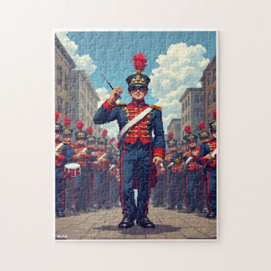 Patriottische Verborgen Beeld Mozaïek Activiteit S Legpuzzel (Verticaal)