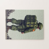 Patriottische Verborgen Beeld Mozaïek Activiteiten Legpuzzel (Horizontaal)
