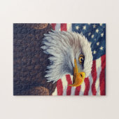 Patriottische Verborgen Beeld Mozaïek Activiteiten Legpuzzel (Horizontaal)