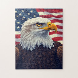 Patriottische Verborgen Beeld Mozaïek Activiteiten Legpuzzel