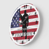 Patriottische verdediging van de Amerikaanse vlag  Grote Klok (Hoek)