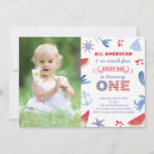 Patriottische Verenigde Staten Afbeelding eerste v Kaart (Voorkant)