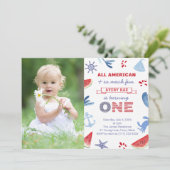 Patriottische Verenigde Staten Afbeelding eerste v Kaart (Staand voorkant)