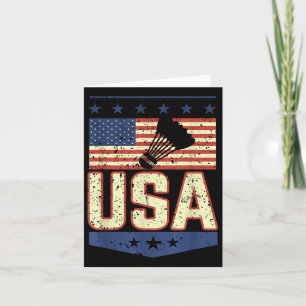 Patriottische Verenigde Staten Amerikaanse vlag Ba Kaart