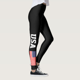 Patriottische Verenigde Staten Amerikaanse vlag le Leggings