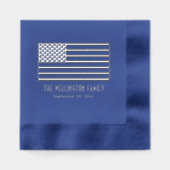 Patriottische Verenigde Staten Amerikaanse vlag Na Folie Servetten (Voorkant)