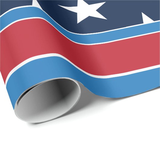 Patriottische Verenigde Staten Amerikaanse vlag st Cadeaupapier (Rol Hoek)
