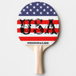 Patriottische Verenigde Staten pingpong paddle met Tafeltennisbatje