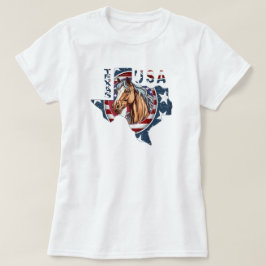 Patriottische Verenigde Staten Texas T-shirt