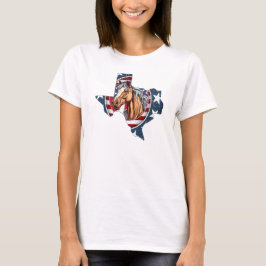 Patriottische Verenigde Staten Texas T-shirt