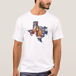 Patriottische Verenigde Staten Texas T-shirt