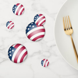 Patriottische Verenigde Staten van Amerika Vlag Co Confetti