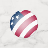 Patriottische Verenigde Staten van Amerika Vlag Co Confetti (Kleine voorkant)