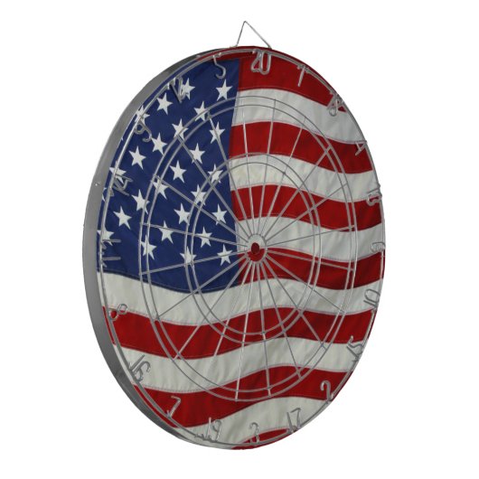 Patriottische Verenigde Staten Vlag Dart Board Dartbord (Voorkant Links)