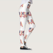 Patriottische Verenigde Staten Vlag Leggings (Rechts)