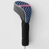 Patriottische Verenigde Staten Vlag 🇺🇸 Stars & S Golfheadcover (Schuin)