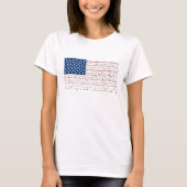 Patriottische Verenigde Staten Vlag T-Shirt (Voorkant)