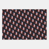 Patriottische Verenigde Staten Women's Skateboarde Inpakpapier Vel (Voorkant 3)