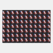 Patriottische Verenigde Staten Women's Skateboarde Inpakpapier Vel (Voorkant 2)