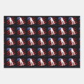 Patriottische Verenigde Staten Women's Skateboarde Inpakpapier Vel (Voorkant)