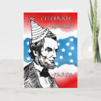 Patriottische verjaardag met Abraham Lincoln in Pe
