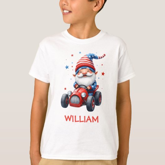 Patriottische Verjaardag Onafhankelijkheidsdag T-shirt (Voorkant)