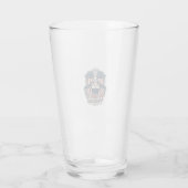 Patriottische Verpleegster Vector Grafische T-shir Glas (Achterkant)