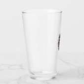 Patriottische Verpleegster Vector Grafische T-shir Glas (Rechts)