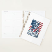 Patriottische Verpleegster Vector Grafische T-shir Planner (Display)