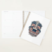 Patriottische Verpleegster Vector Grafische T-shir Planner (Display)