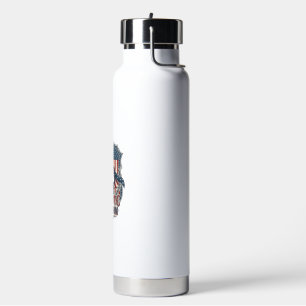 Patriottische Verpleegster Vector Grafische T-shir Waterfles