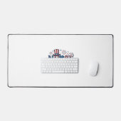 Patriottische Verpleegster Vintage Gravure Vector Bureaumat (Keyboard & Muis)